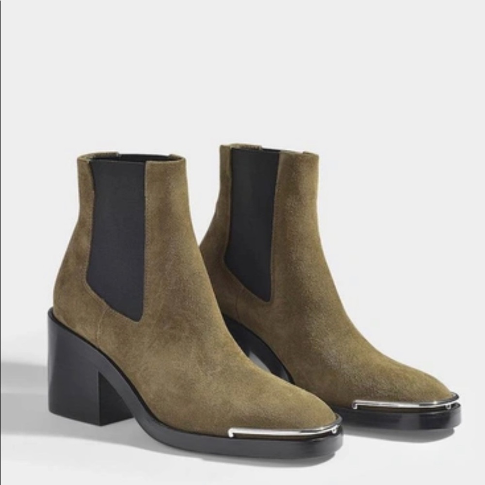 Alexander Wang Hailey Chelsea Sage Suede
